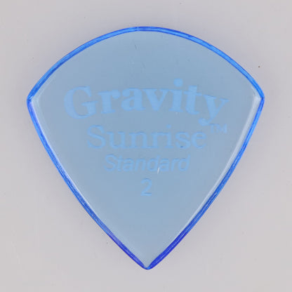 Gravity グラビティ Sunrise Standard ギターピック GSUS2P blue 1枚入り