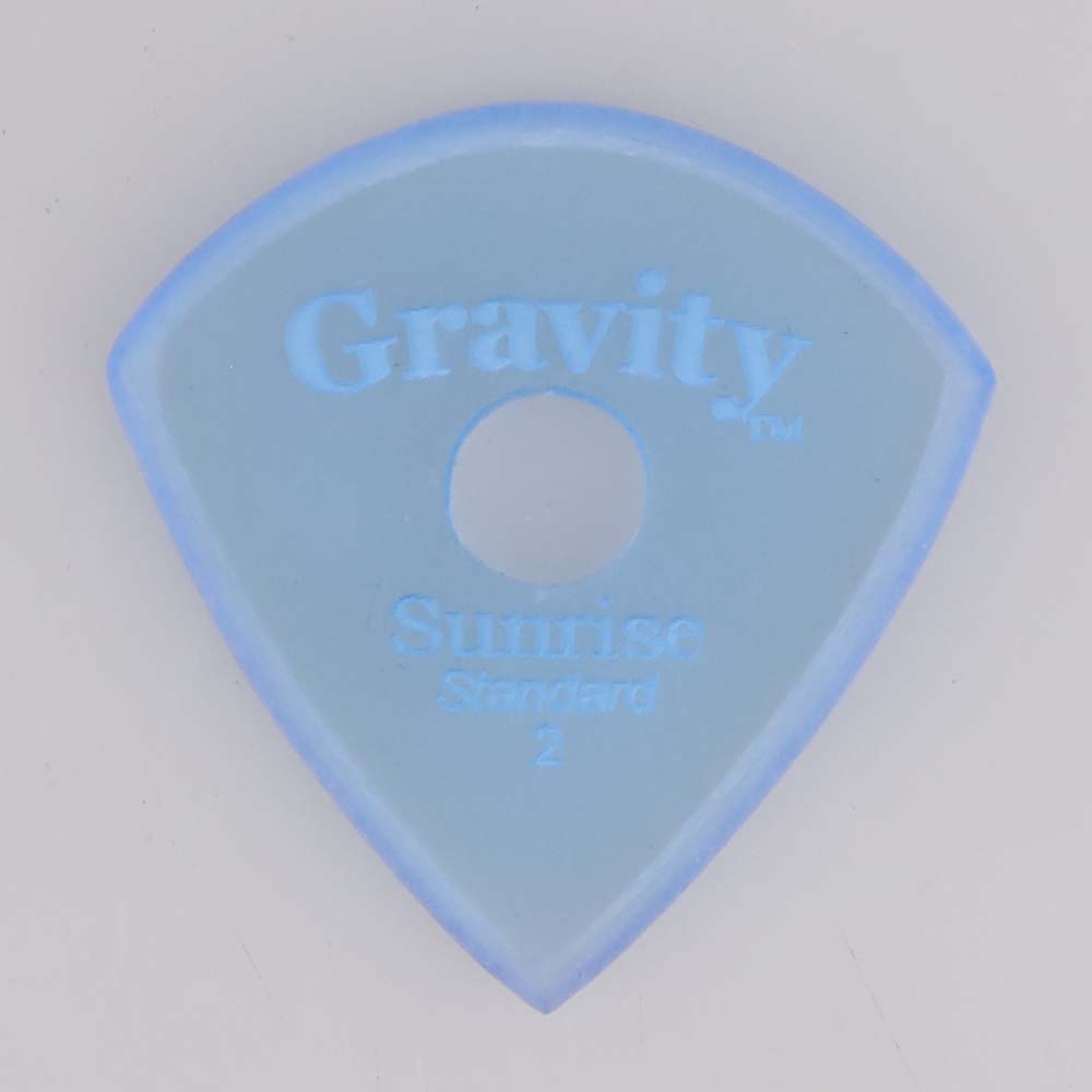 Gravity グラビティ Sunrise Standard ギターピックGSUS2MR  blue 滑り止め耐久性 1枚入り