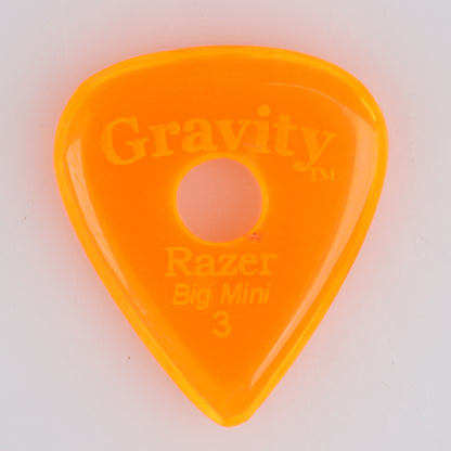 Gravity グラビティ Razer big mini ギターピック GRAB3PR orange 1枚入り