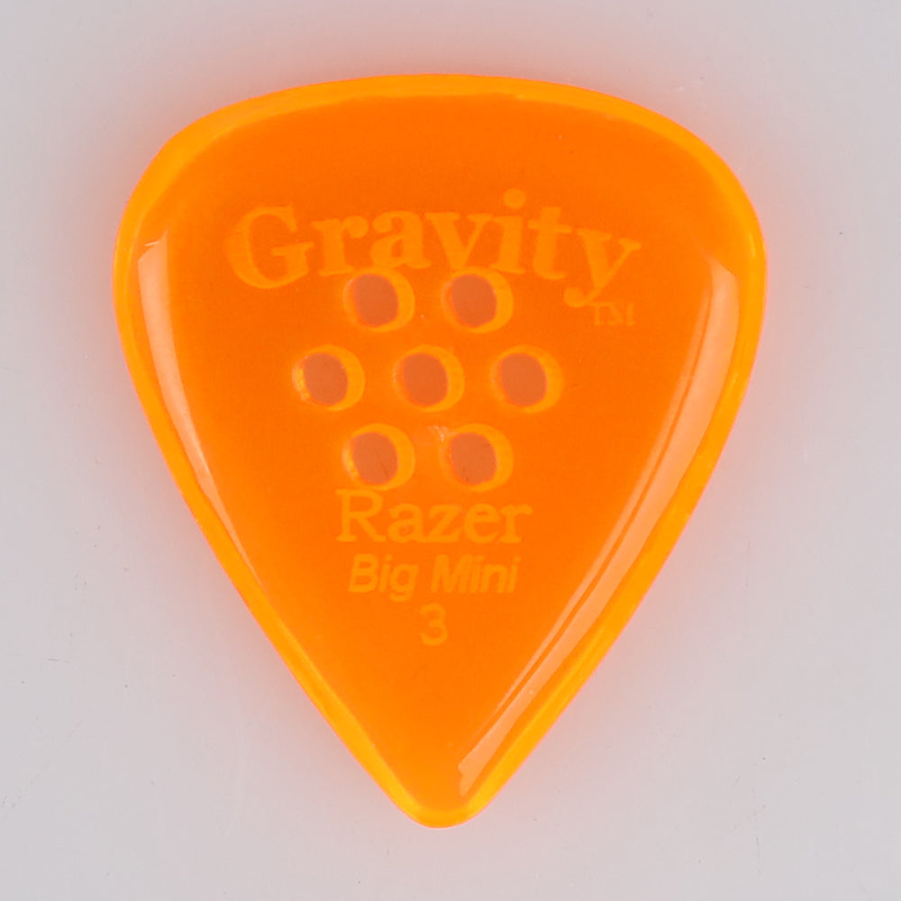 Gravity グラビティ Razer big mini ギターピック GRAB3PM orange 1枚入り