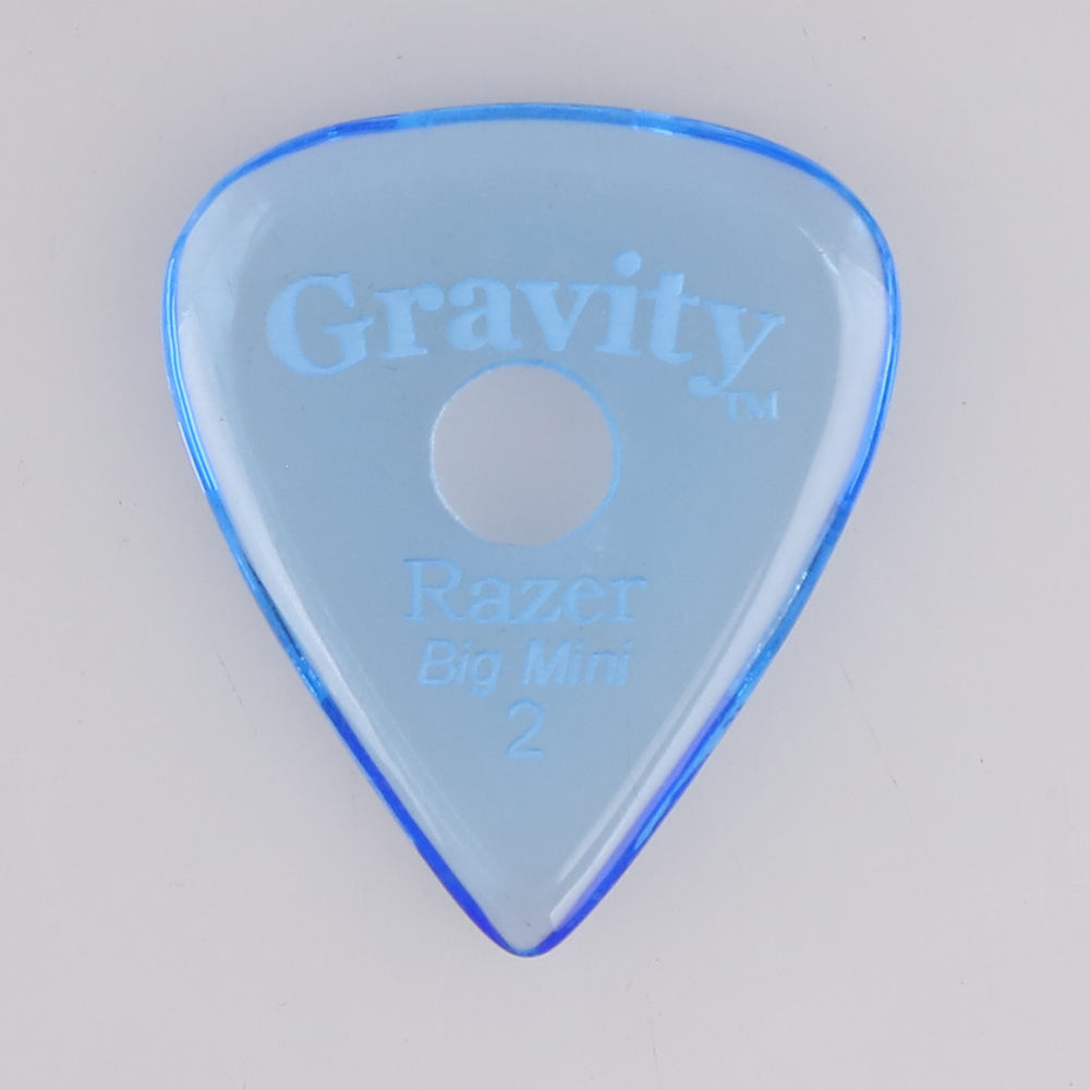 Gravity グラビティ Razer big mini ギターピックGRAB2PR blue 1枚入り
