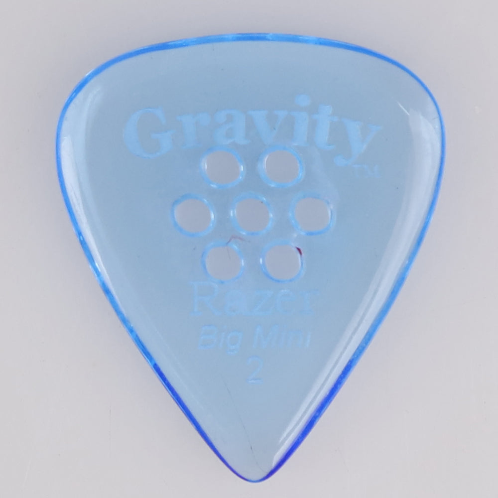Gravity グラビティ Razer big mini ギターピックGRAB2PM blue 1枚入り