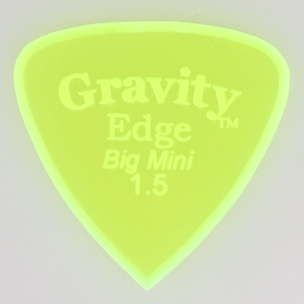 Gravity グラビティEdge big mini ギターピックGEEB15M green 1枚入り