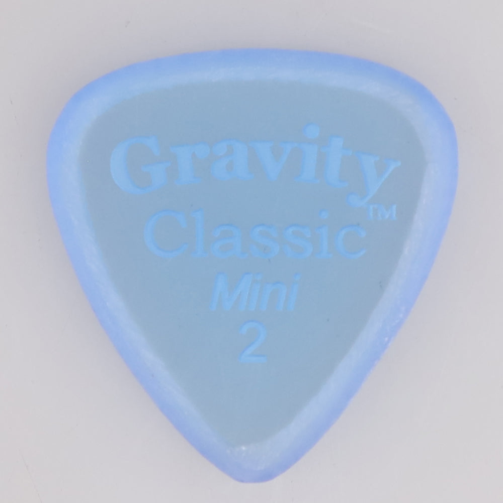 Gravity グラビティClassic Mini ギターピック JAZZ GCLM2M blue 1枚入り