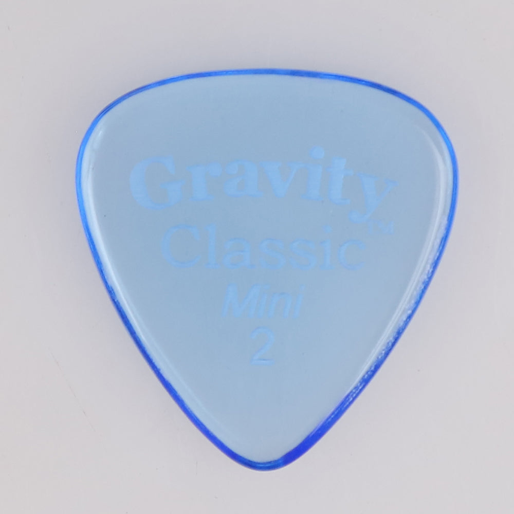 Gravity グラビティClassic Mini ギターピック JAZZ GCLM2P blue 1枚入り