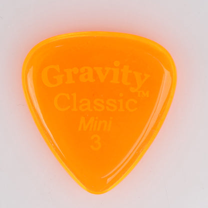 Gravity グラビティClassic Mini ギターピック JAZZ GCLM3P orange 1枚入り