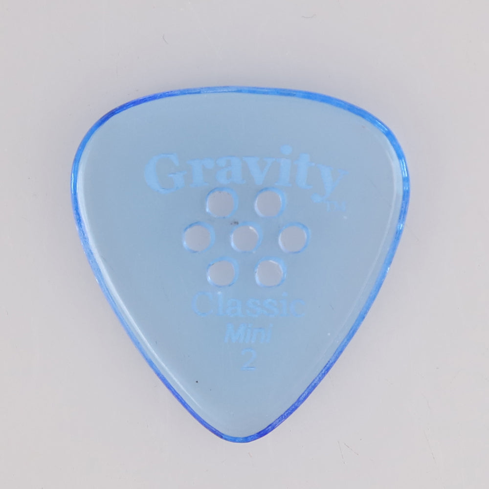 Gravity グラビティClassic Mini ギターピック JAZZ GCLM2PM blue 1枚入り