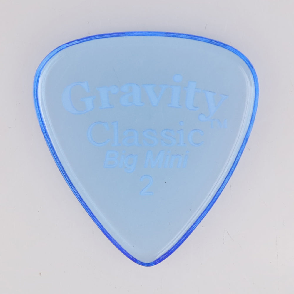 Gravity グラビティClassic big Mini ギターピック GCLB2P blue 1枚入り