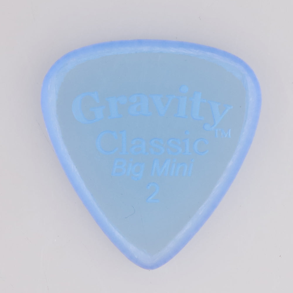 Gravity グラビティClassic big Mini ギターピックGCLB2M blue 1枚入り