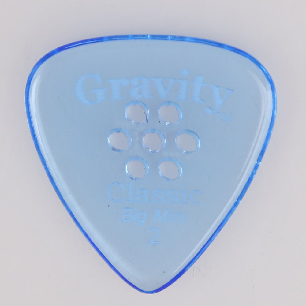 Gravity グラビティClassic big Mini ギターピック GCLB2PM blue 1枚入り