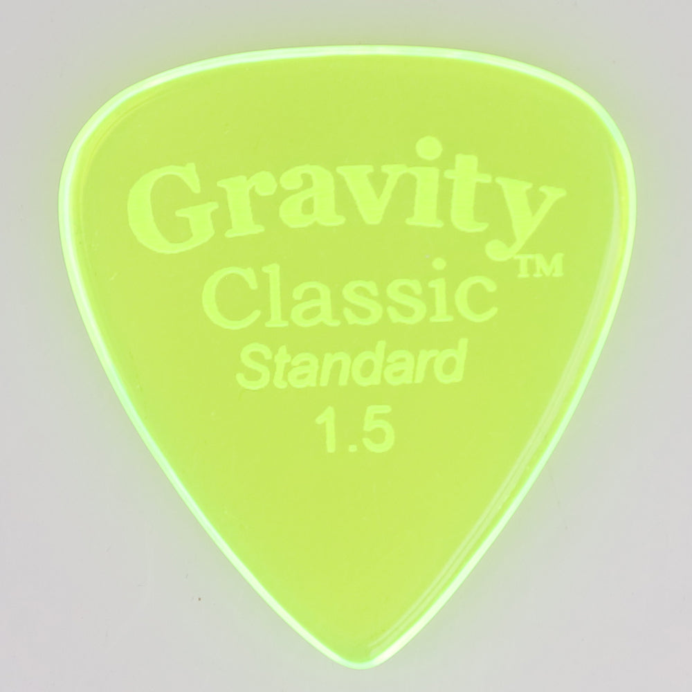 Gravity グラビティClassic Standard ギターピック GCLS15P green 1枚入り