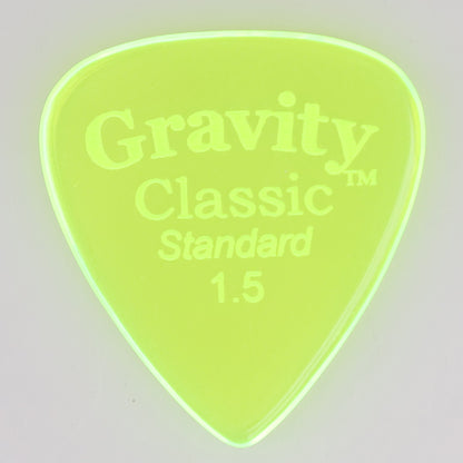 Gravity グラビティClassic Standard ギターピック GCLS15P green 1枚入り