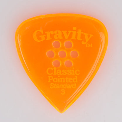 Gravity グラビティClassic Pointed Standard ギターピック GCPS3PM orange 1枚入り