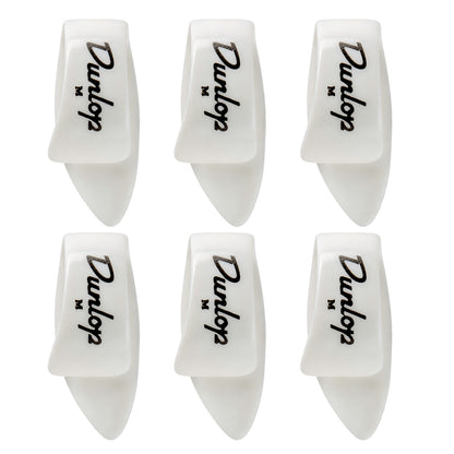 Jim Dunlop ホワイト サムピック 9002R / 9003R / 9012R / 9013R 6枚入り