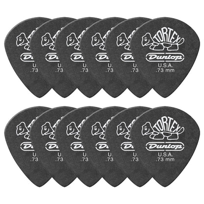 Jim Dunlop ジム ダンロップ 482R TORTEX Pitch Black Jazz III ジャズタイプギター ピック 12枚入り