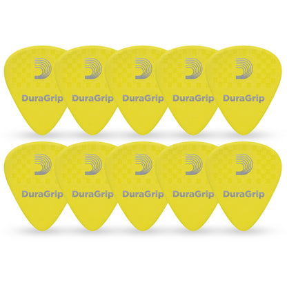 D'Addario DuraGrip ピック ティアドロップ 10枚入り