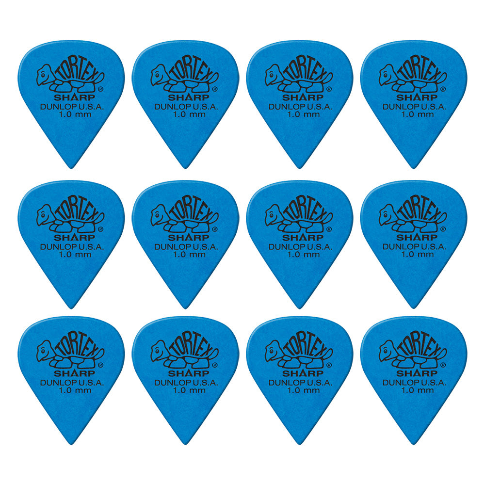 Jim Dunlop TORTEX SHARP 412- ◯◯ ギターピック 12枚入り