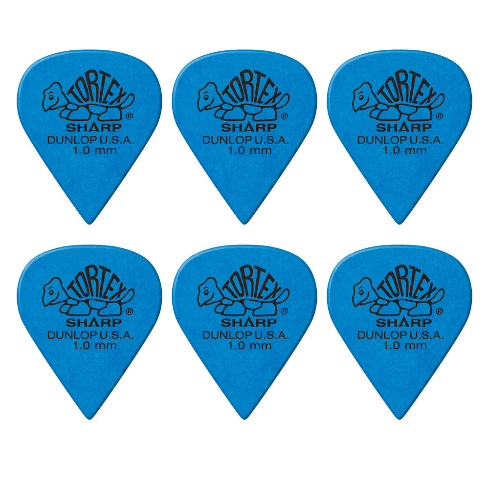 Jim Dunlop TORTEX SHARP 412- ◯◯ ギターピック 6枚入り