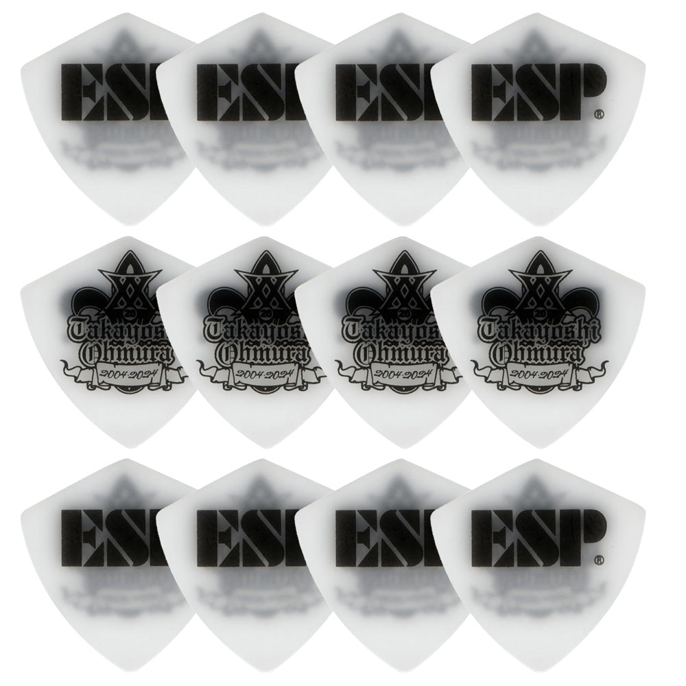 ESP ギターピック 大村孝佳Takayoshi Dhmura アーティストモデル   0.8mm  PA-TO08
