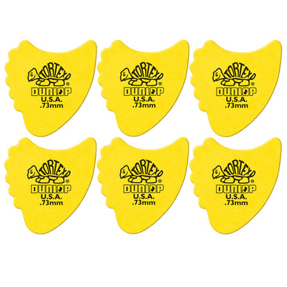 Jim Dunlop TORTEX FIN ギターピック フィンタイプ 414-◯◯ 6枚入り