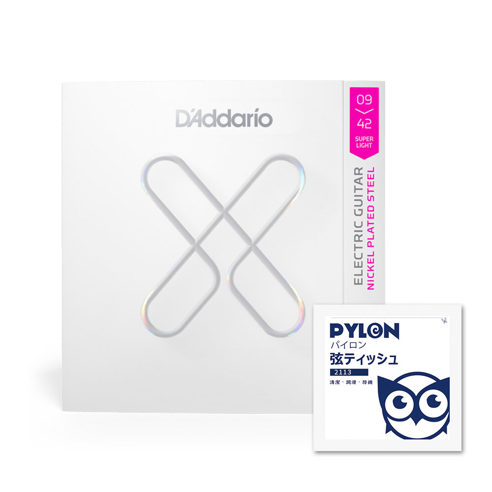 D'Addario XSコーティング エレキギター弦 XSE0942 XSE1046