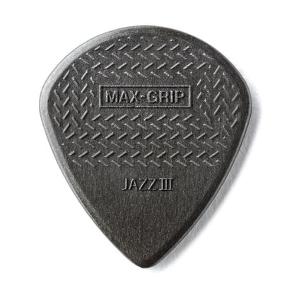Jim Dunlop ジム ダンロップ 471R MAX-GRIP JAZZ III ギターピック 1枚入り