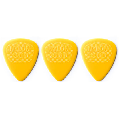 Jim Dunlop NYLON ミディ ナイロンギターピック 3枚入り