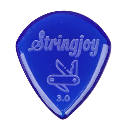 Stringjoy  ストリングジョイ ギターピック エレキギター用 ベース用 耐摩耗 滑り止め仕様 ジャズ速弾き対応 単品販売