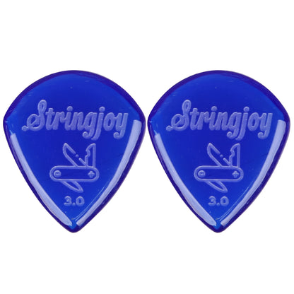 Stringjoy  ストリングジョイ ギターピック 2枚入り 耐摩耗 滑り止め仕様