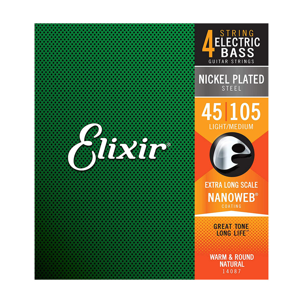 Elixir エリクサー 14-◯◯ 4弦ベース弦 ニッケルメッキ ステンレス