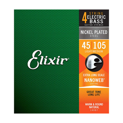 Elixir エリクサー 14-◯◯ 4弦ベース弦 ニッケルメッキ ステンレス