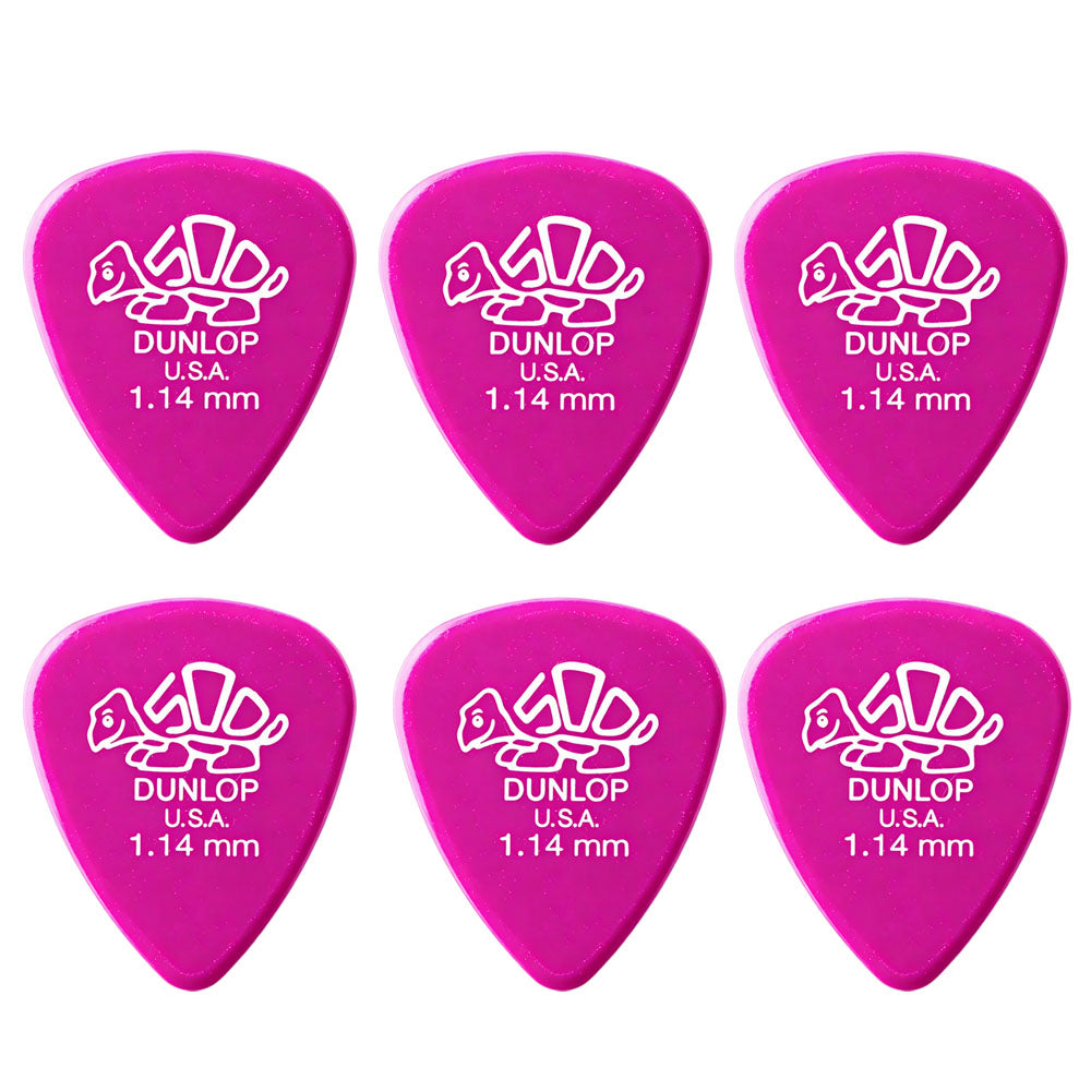 JIM Dunlop Delrin 500 樹脂べっ甲柄スタンダードギターピック 41R 6枚入り