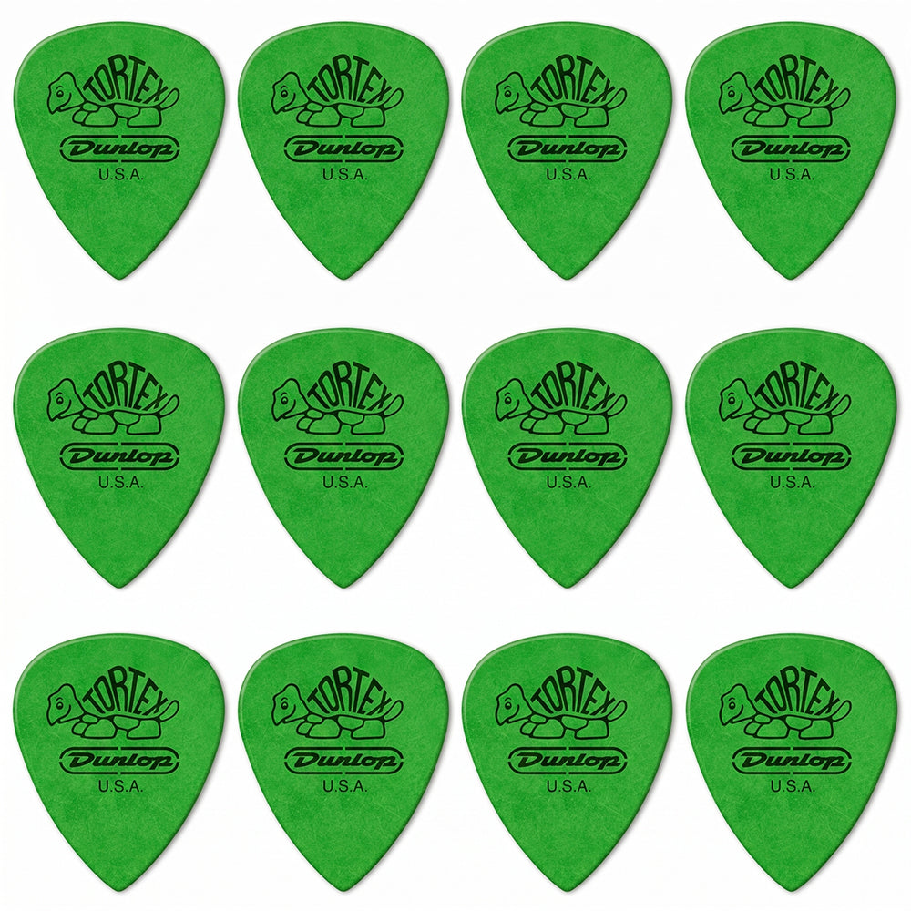 JIM Dunlop Tortex TIII べっ甲柄 III ティアドロップ ギターピック 462R 12枚入り