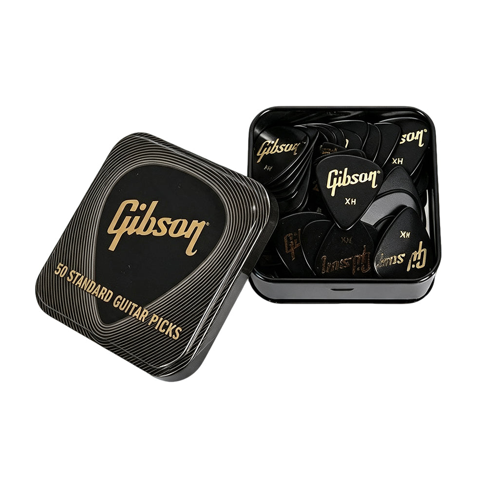 Gibson Black Pick Tin APRGG50-74  ギターピック APRGG50-74 50枚入り