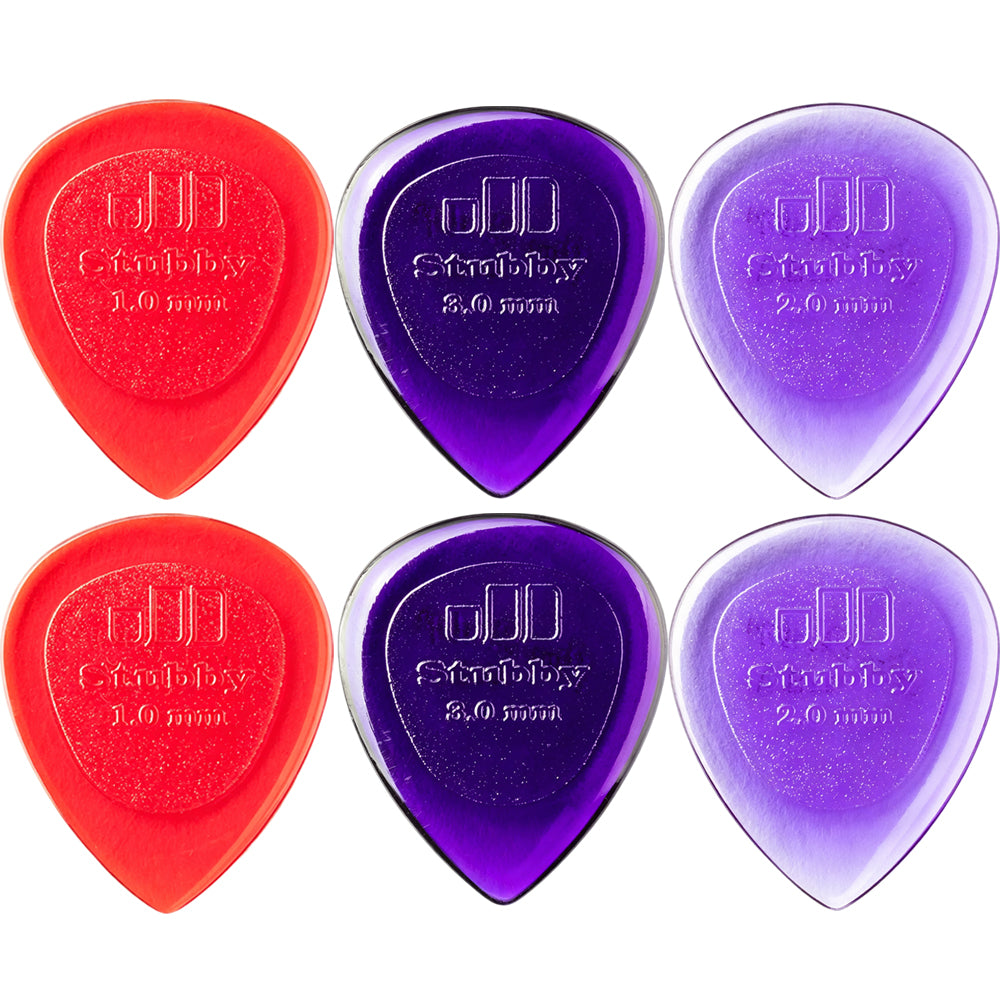 Jim Dunlop STUBBY JAZZ PICK 474 ギターピック 6枚入り
