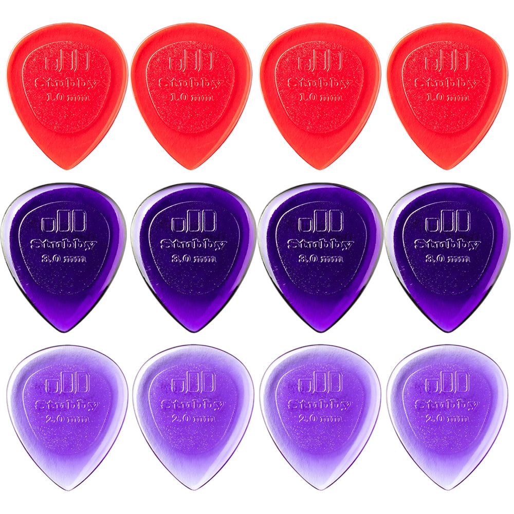 Jim Dunlop STUBBY JAZZ PICK 474 ギターピック 12枚入り
