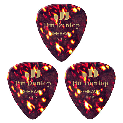 Jim Dunlop  Celluloid Shell Guitar ギターピック  3枚入り