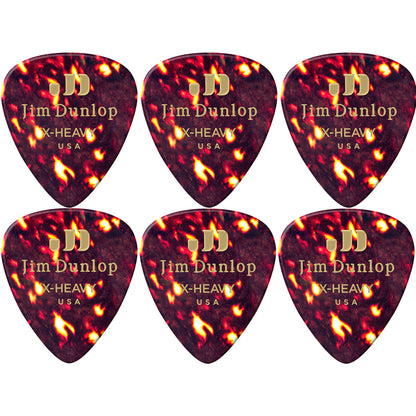 Jim Dunlop  Celluloid Shell Guitar ギターピック  6枚入り