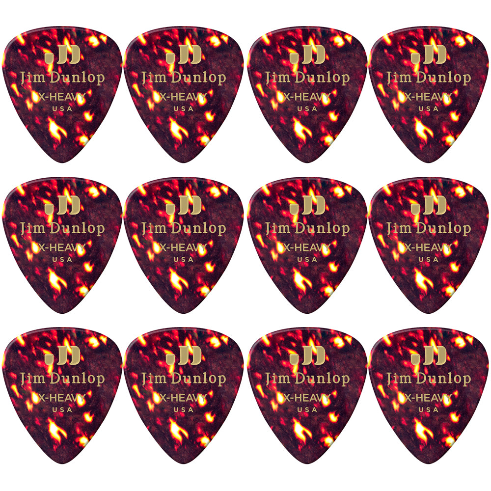 Jim Dunlop  Celluloid Shell Guitar ギターピック  12枚入り
