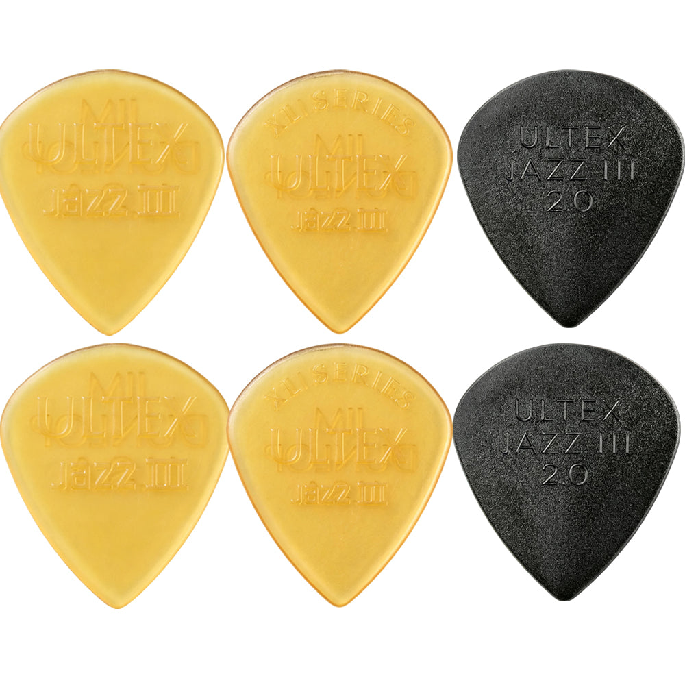 Jim Dunlop ULTEX Jazz III  427R ギターピック 6枚入り