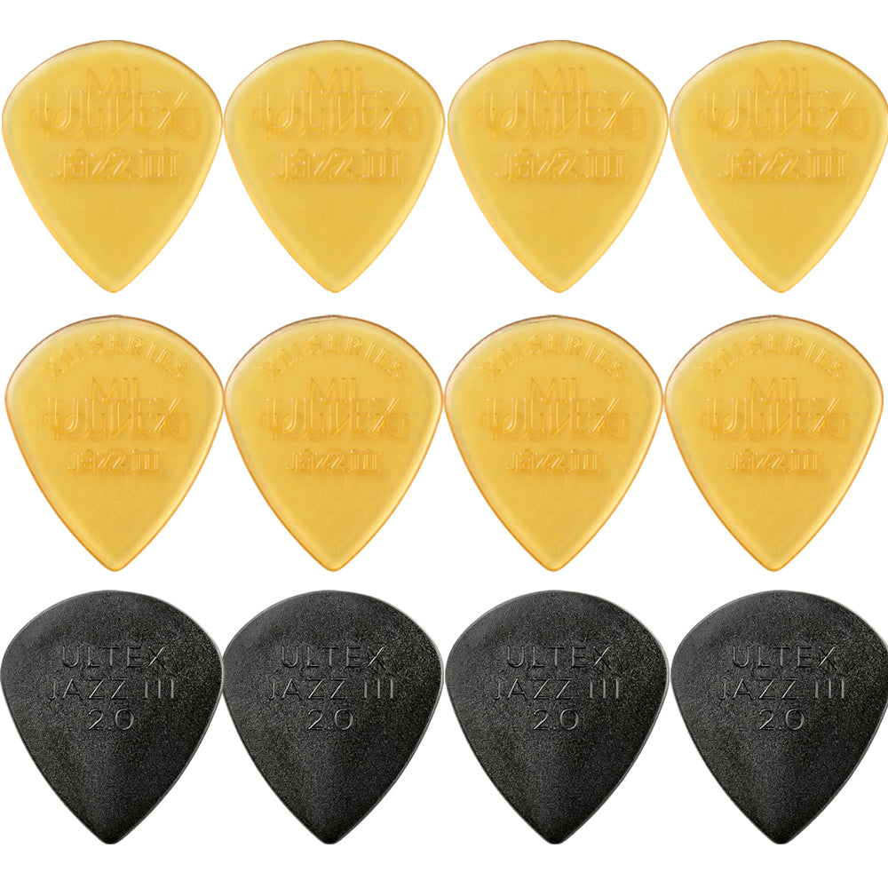 Jim Dunlop ULTEX Jazz III  427R ギターピック 12枚入り