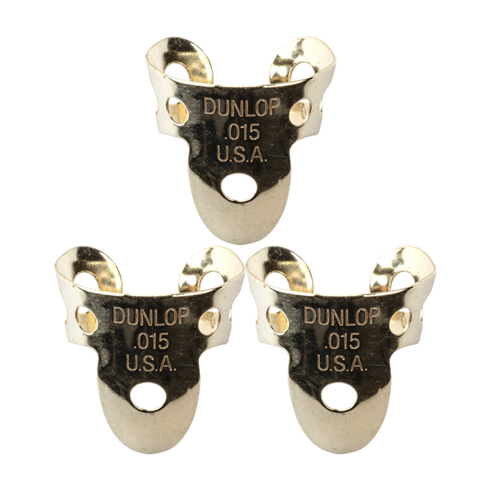 Jim Dunlop Metal Fingerpicks 33R / 37R 3枚入り