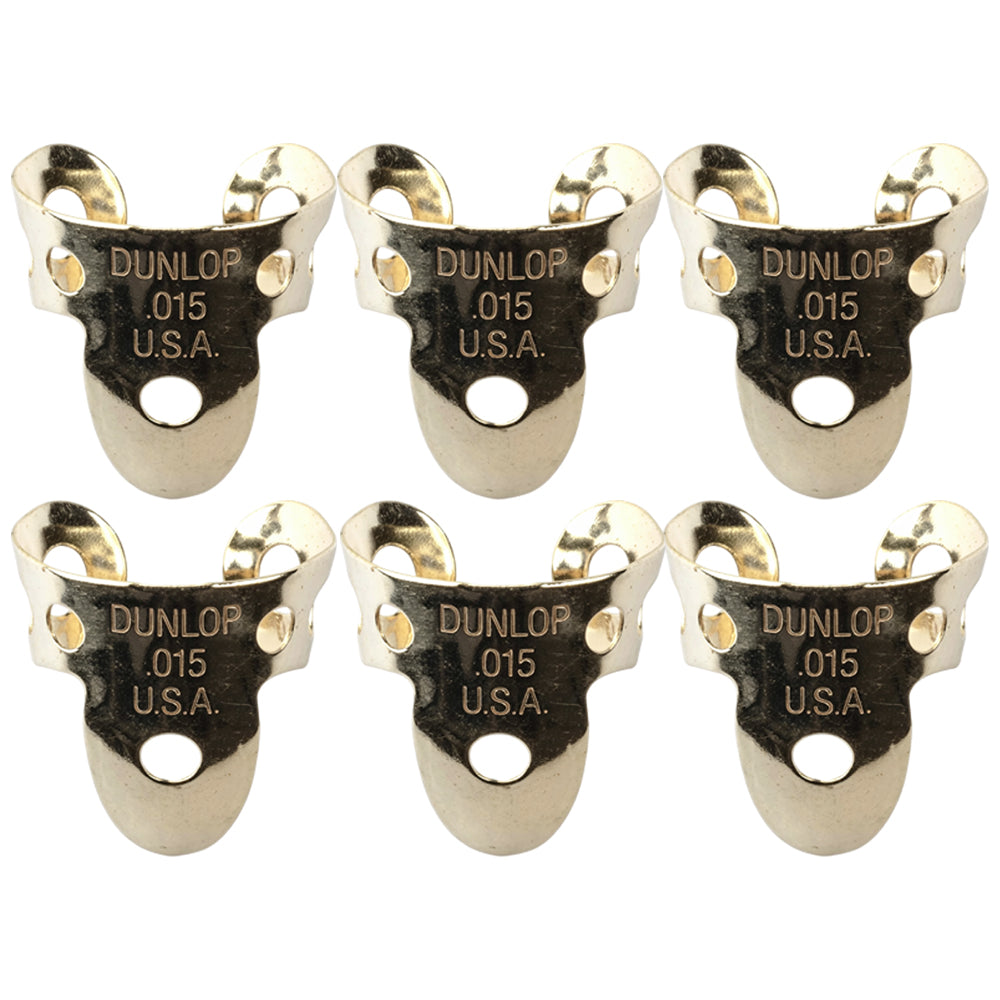 Jim Dunlop Metal Fingerpicks 33R / 37R 6枚入り