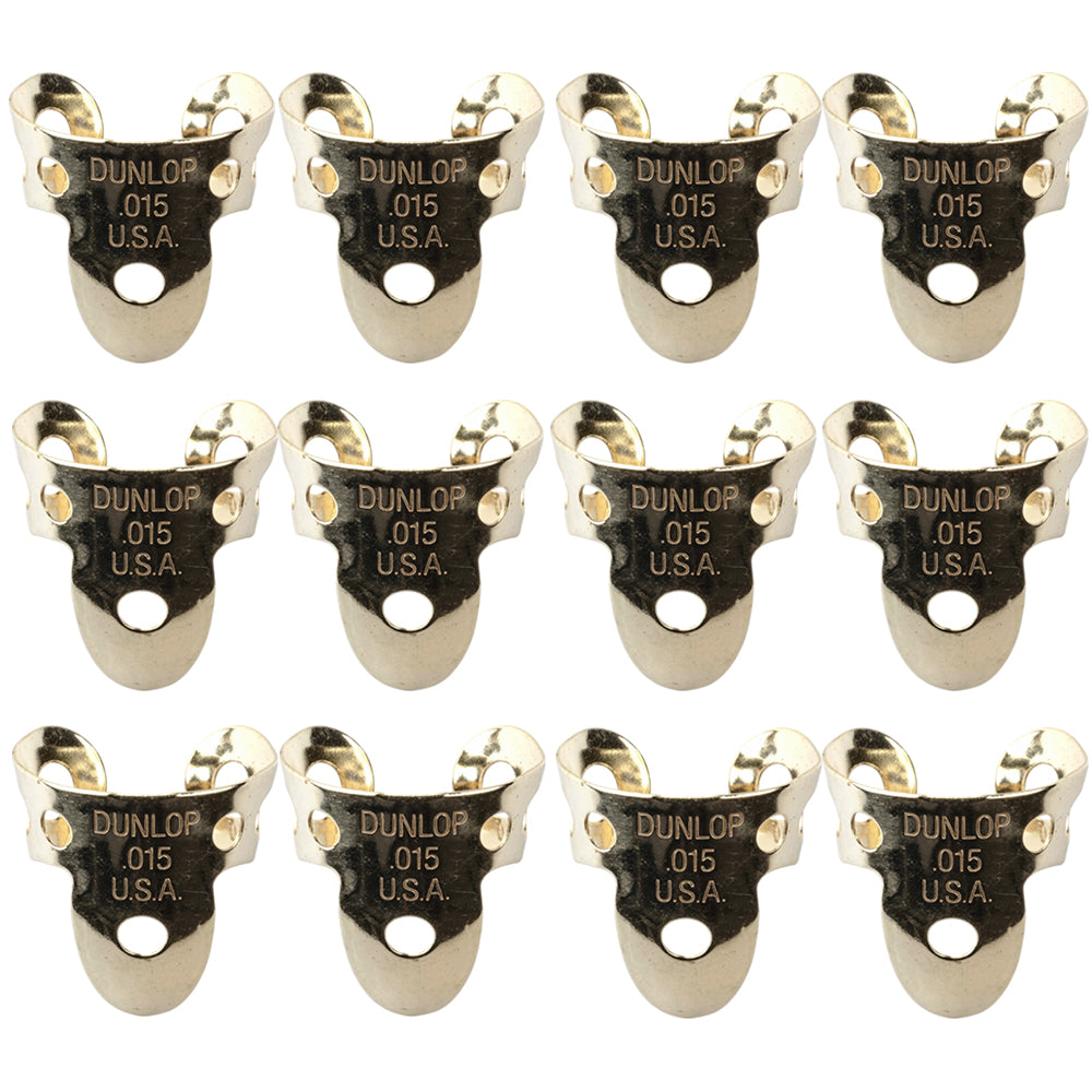 Jim Dunlop Metal Fingerpicks 33R / 37R 12枚入り