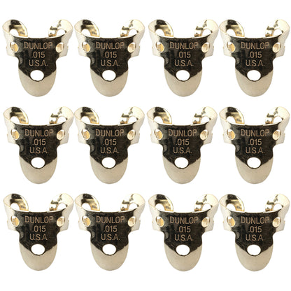 Jim Dunlop Metal Fingerpicks 33R / 37R 12枚入り