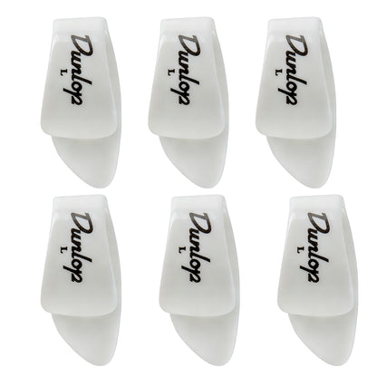 Jim Dunlop ホワイト サムピック 9002R / 9003R / 9012R / 9013R 6枚入り