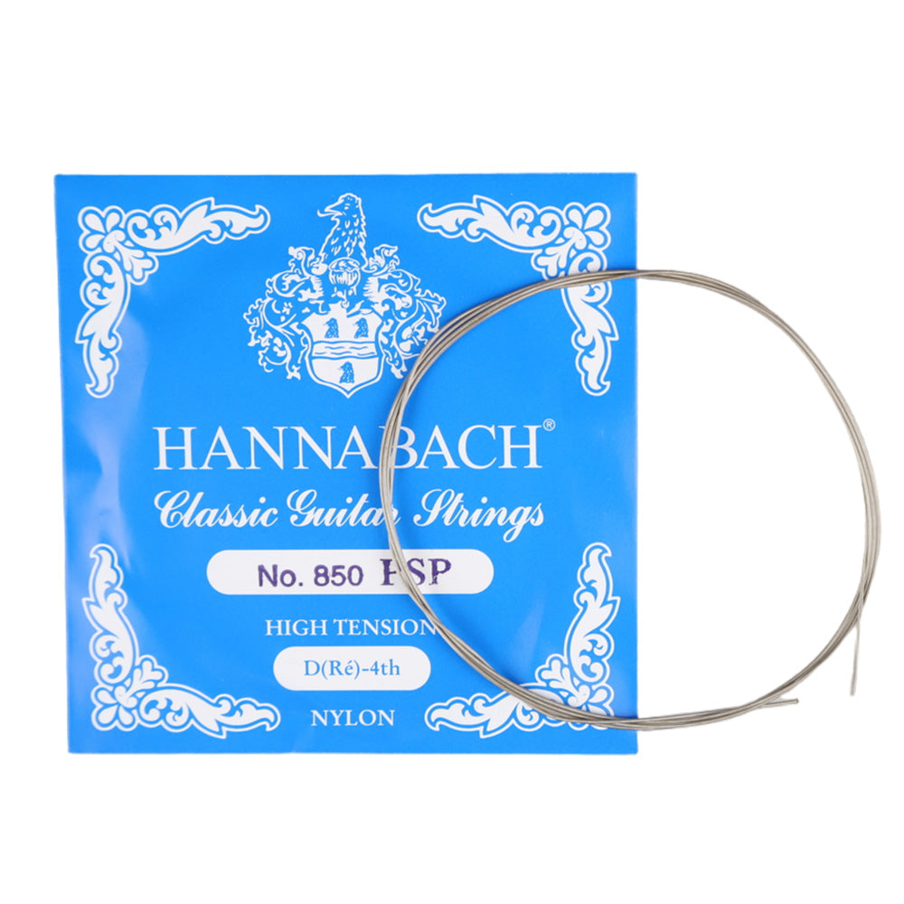 HANNABACH ハナバッハ  クラシックギター弦 単品弦 850シリーズ PSP加工の巻弦 ミディアムテンション ハイテンション ナイロン弦 ドイツ製