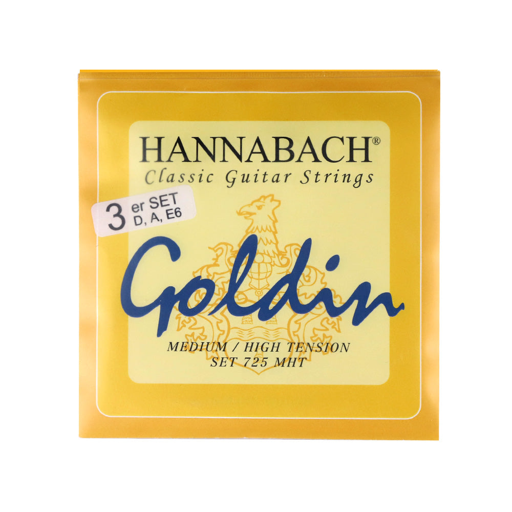 HANNABACH ハナバッハ  クラシックギター弦 725シリーズ ナイロンセット弦 単品弦 ハーフセットクラシック ドイツ製
