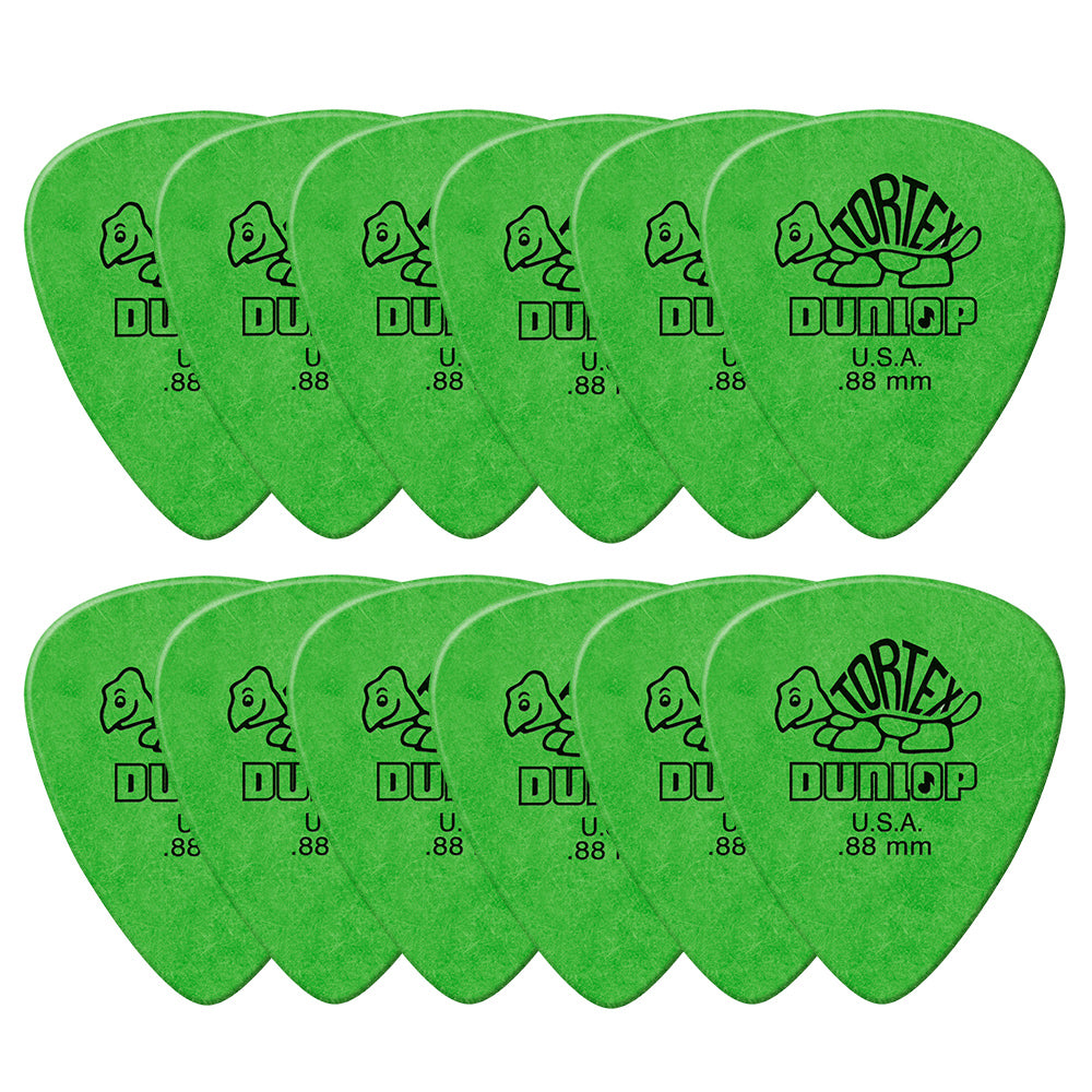 Jim Dunlop ジム ダンロップ 418R TORTEX STANDARD ティアドロップギター ピック 12枚入り