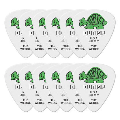 Jim Dunlop ジム ダンロップ 424R TORTEX WEDGE ウエッジギター ピック 12枚入り